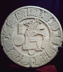 Marqueur de terrain de balle maya, de Chinkultic, Chiapas, 590 après J.-C.